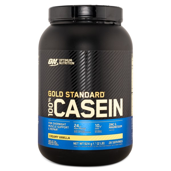 Optimum Nutrition 100% Casein, Creamy Vanilla, 924 g billede