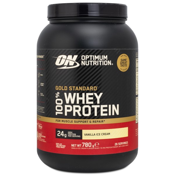 100% Whey Gold Standard Valleprotein 780 g