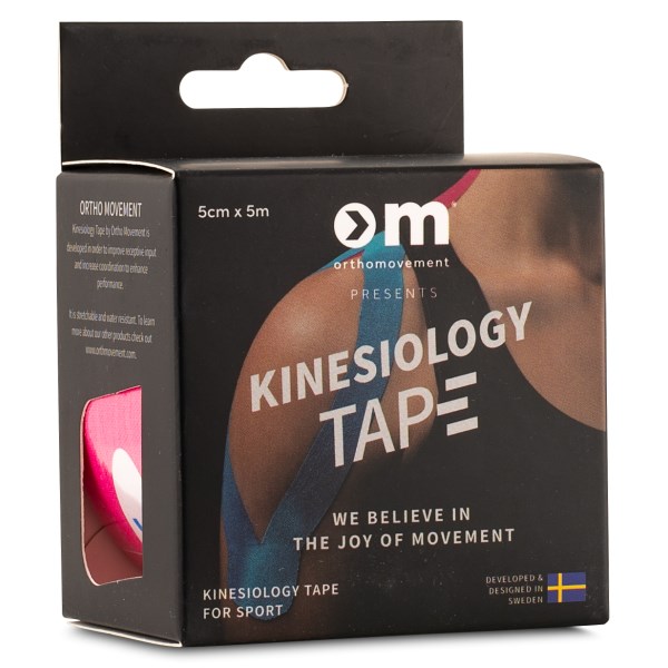 Ortho Movement Kinesiology Tape 5cm, One Size, Pink