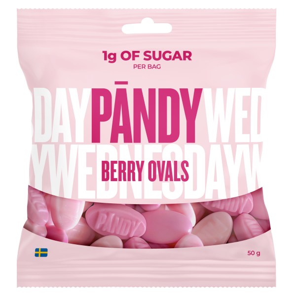 Pändy Candy, Berry Ovals, 50 g