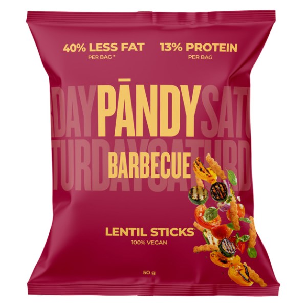 Pandy Linsechips, Barbeque, 50 g