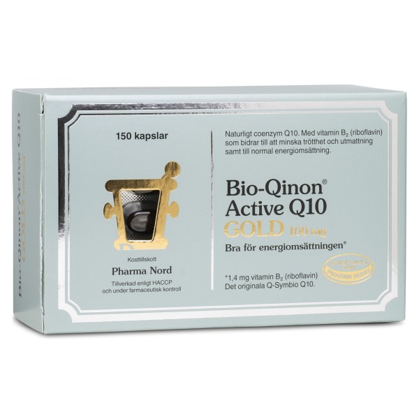Pharma Nord Bio-Qinon Active Q10 Gold, 150 kapsler