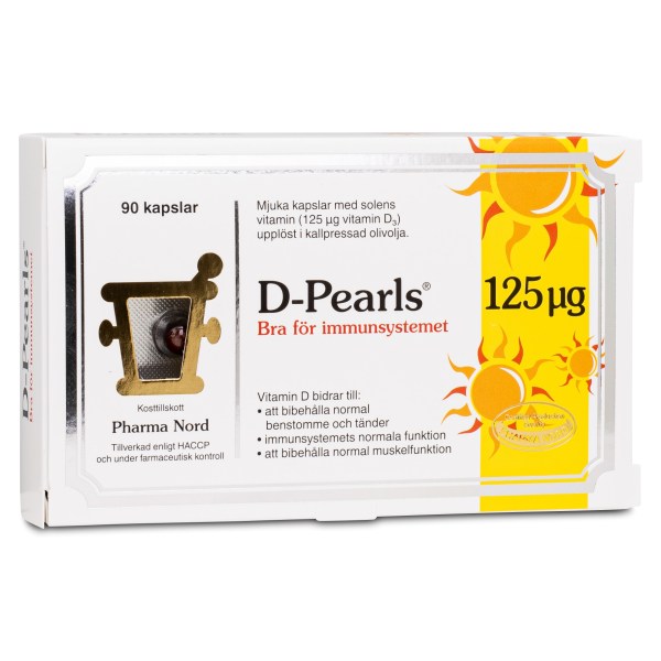 Pharma Nord D-Pearls 125 Ug, 90 kapsler