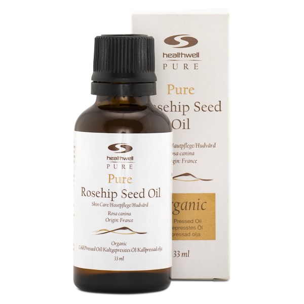 Healthwell PURE Hybenfrøolie ØKO, 33 ml billede