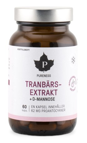 -localization-error-products-images-main-thumbnail- Pureness Tranebrekstrakt + D-mannose, 60 kapsler