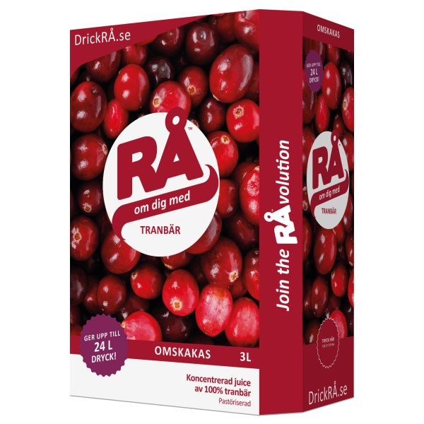 RÅ - Tranebær Koldpresset