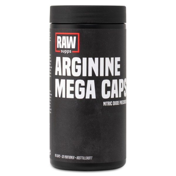 RAW Arginine Mega Caps, 90 kapsler