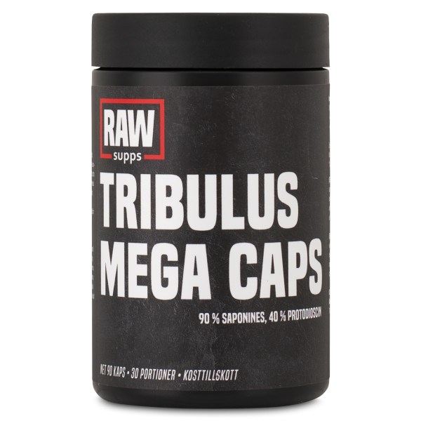 RAW Tribulus Mega Caps, 90 kapsler