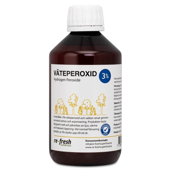 Re-fresh Superfood Brintoverilte 3%, 300 ml