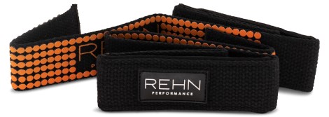-localization-error-products-images-main-thumbnail- REHN Performance Lifting Straps med Gummi, One Size, Black/Orange