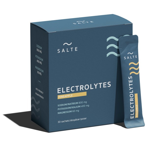 SALTE Elektrolytter, Ananas, 30 doseringsposer