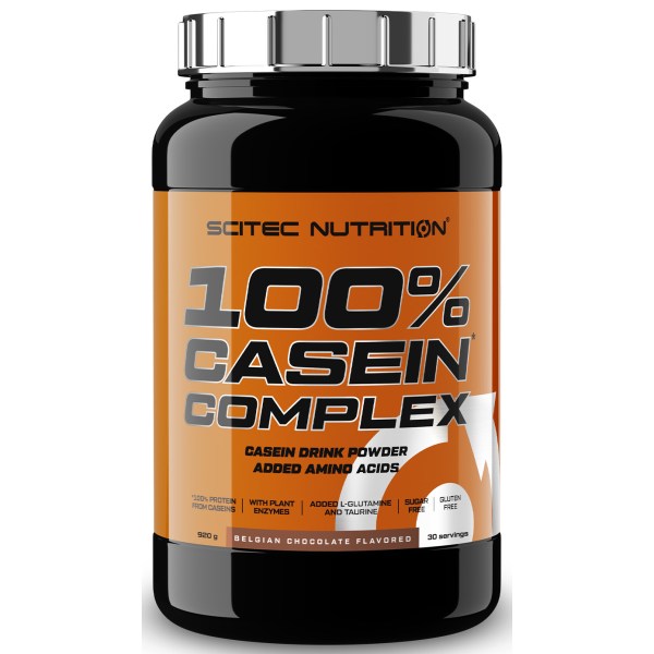 Scitec 100% Casein Complex, Belgian Chocolate, 980 g billede