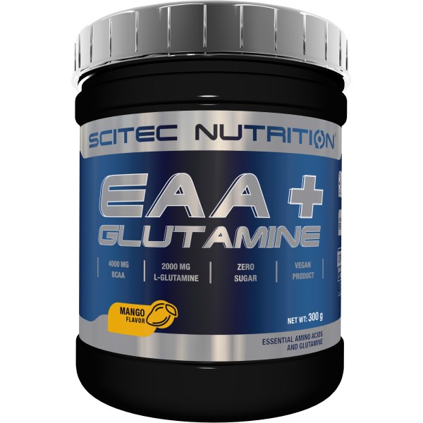 Scitec EAA+Glutamine, Mango, 300 g