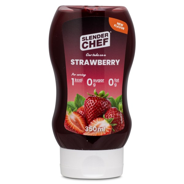 Slender Chef Syrup, 350 ml, Strawberry