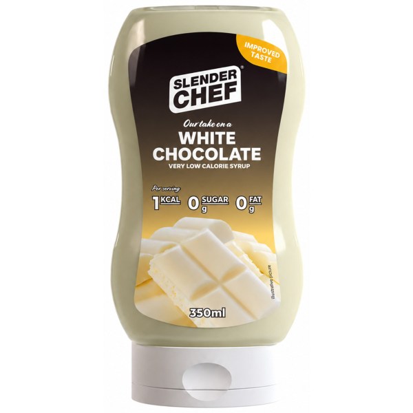 Slender Chef Syrup, 350 ml, White Chocolate