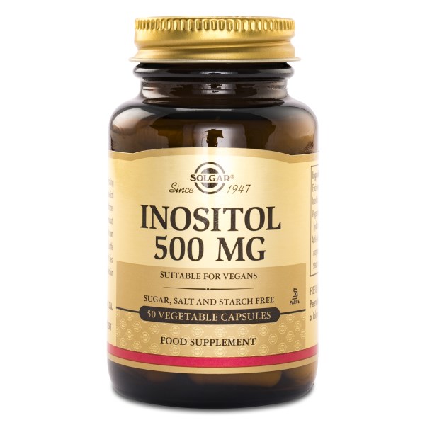 Solgar Inositol 500 mg, 50 kapsler billede