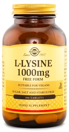 -localization-error-products-images-main-thumbnail- Solgar L-Lysine 1000 mg, 100 tabl