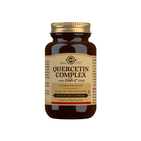 Quercetin-kompleks med Ester-C Plus - 50 vegetabilske kapsler