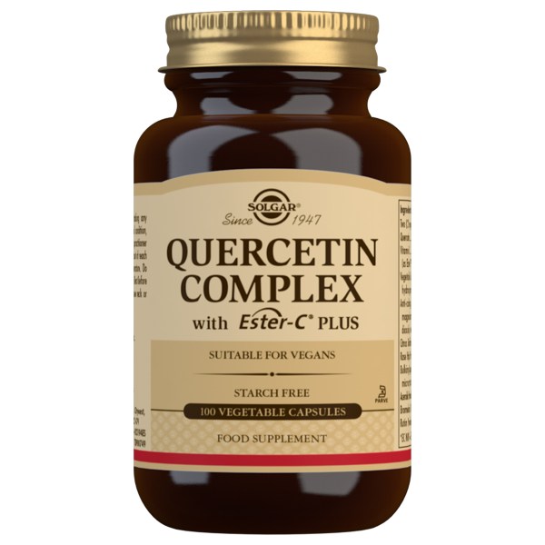 Solgar Quercetin Complex med Ester-C kapsler, 100 stk.