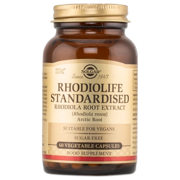 Solgar Rhodiola Root Extract, 60 kapsler billede