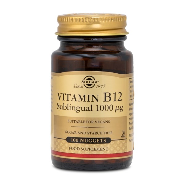 Solgar Vitamin B12 1000 mcg, 100 tabl billede