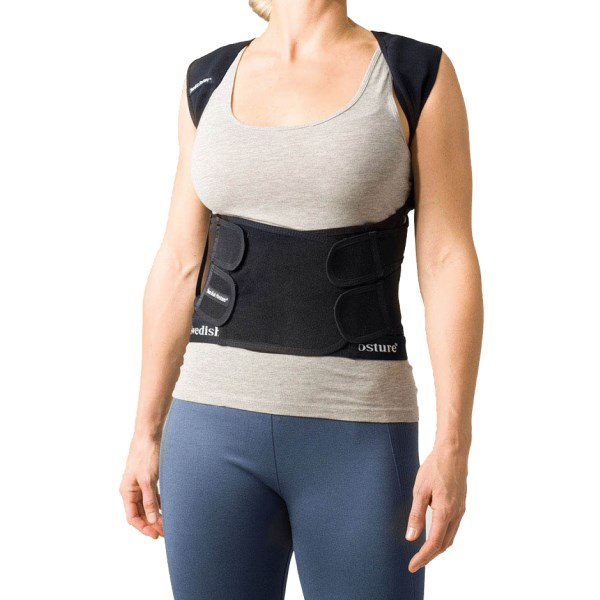 Swedish Posture Flexi M Holdningskorrigerende Vest - Størrelse M - Sort