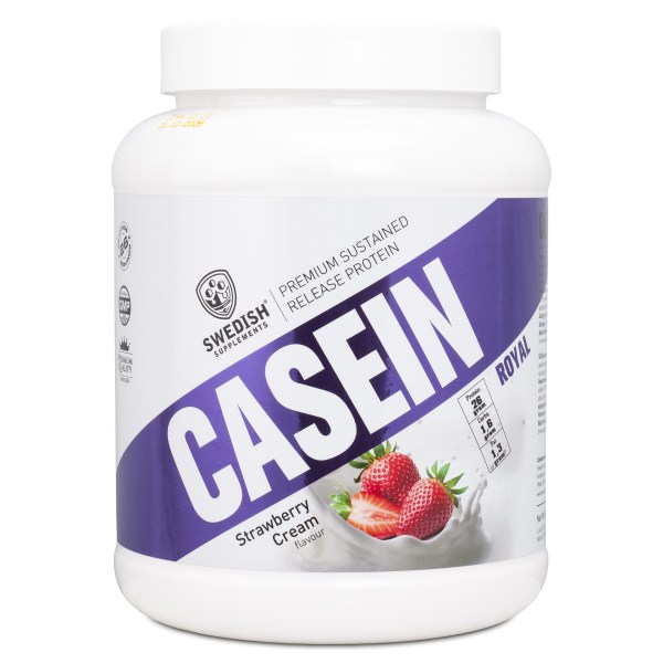 Swedish Supplements Casein, 900 g, Strawberry Cream