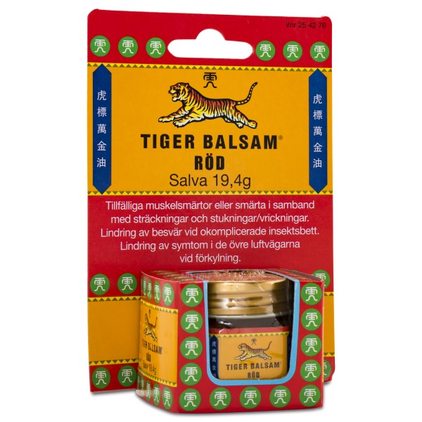Tiger Balsam Rød, 19 g
