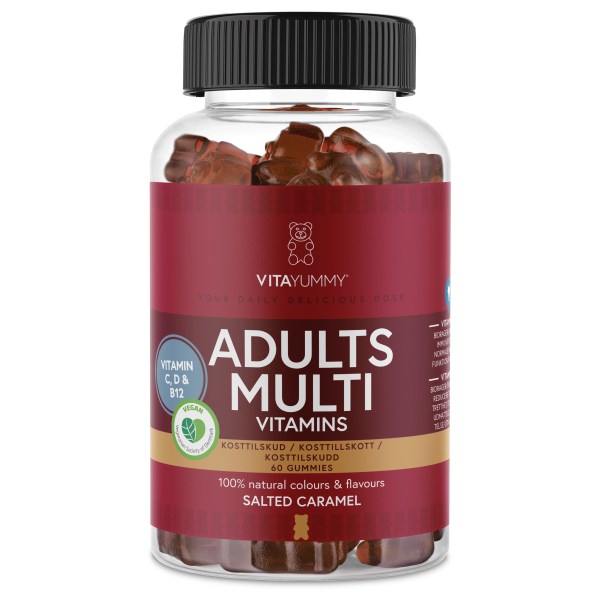 VitaYummy Adults Multi, Salted Caramel, 60 Gummies billede