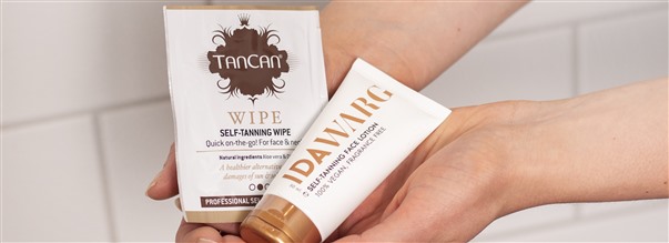 Sdan fr du succes med selvbruner - Trin for trin