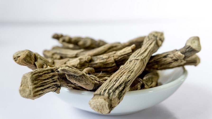 Billede af hvordan ashwagandharoden ser ud.