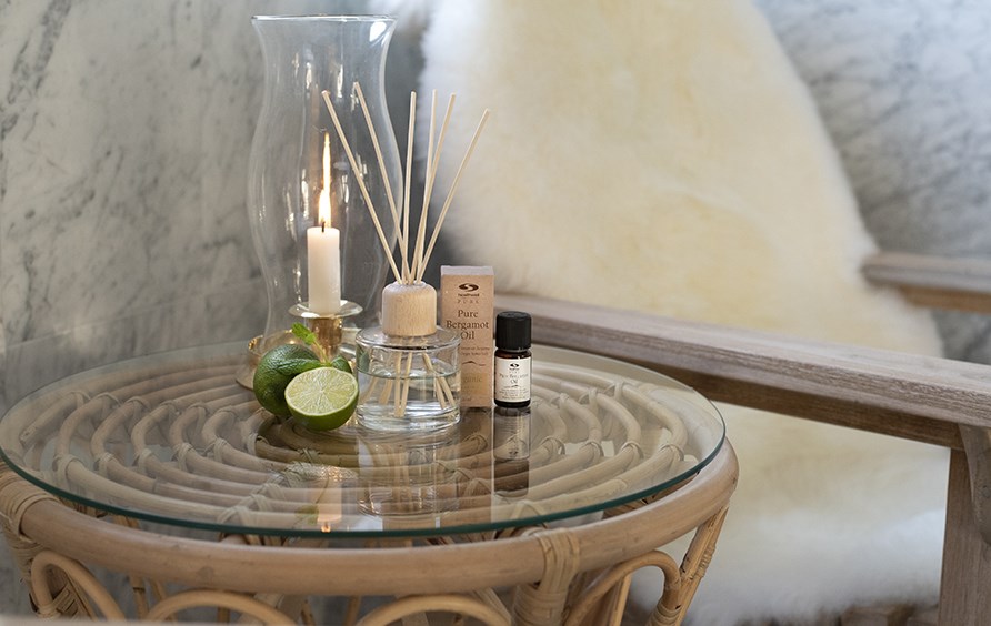 Rumduft med bergamot.