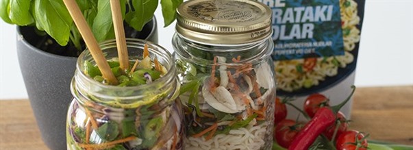 Hot Pot Jar med shiratakinudler