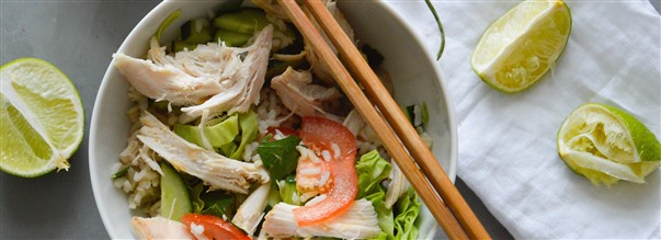 Kylling med stegt ris