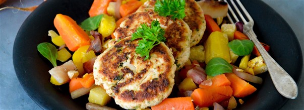 Kyllingebffer med mindre fedt