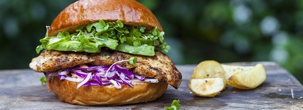 Sunde kyllingeburgere