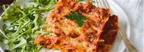 Kalorielet og cremet lasagne