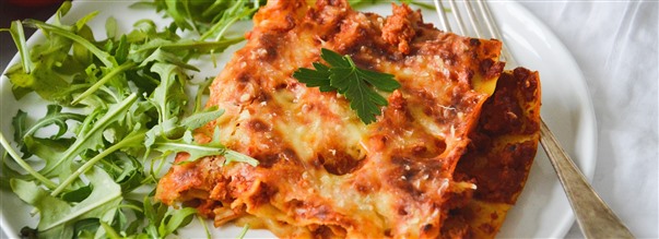 Kalorielet og cremet lasagne
