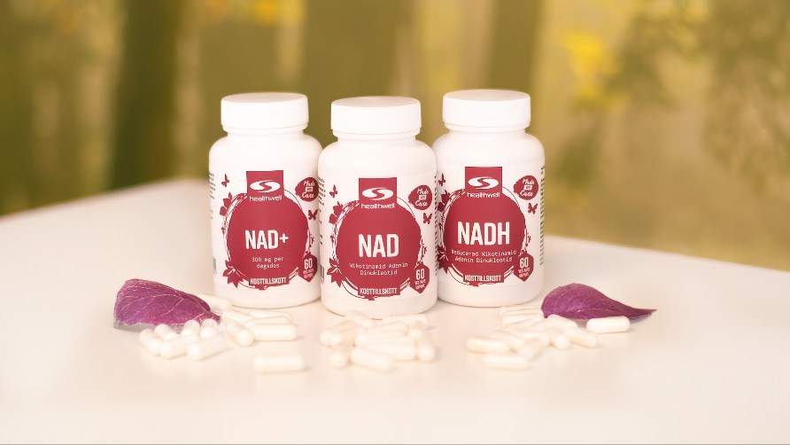 NAD, NAD+ og NADH.
