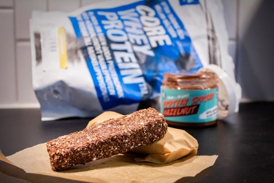 Hjemmelavet proteinbar