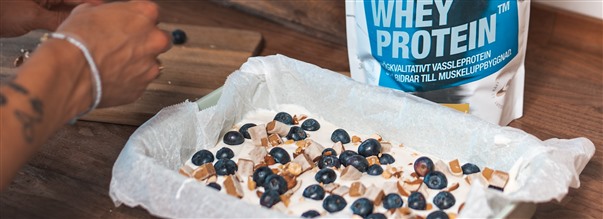 Lkker proteinrig yoghurt bark 