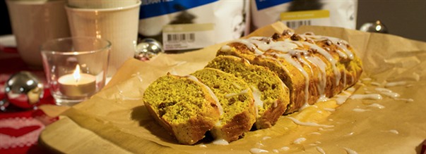 Sund & proteinrig safrankage med glasur 