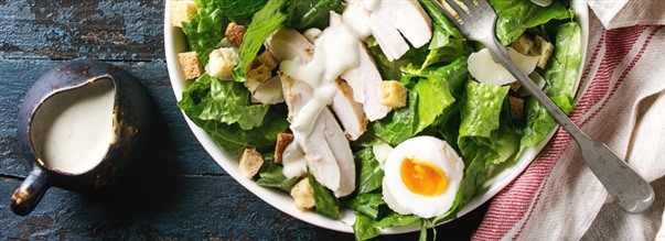 Proteinrig ceasardressing
