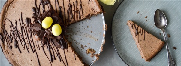 Glutenfri pskekage med chokolade