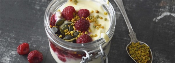 Cremet morgenmad med kvark