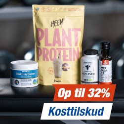 Kosttilskud - Op til 32%